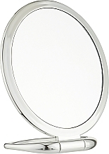 Парфумерія, косметика Хромоване настільне дзеркало овальне, срібне - Puffic Fashion