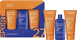 Набор - Baylis & Harding Citrus Lime & Mint Men's Invigorating Shower Trio Gift Set (shm/300ml + sh/gel/200ml + ash/balm/200ml) — фото N1