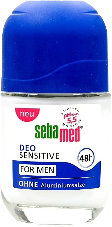Дезодорант для чутливої шкіри чоловіків - Sebamed Deo Sensitive For Men — фото N1
