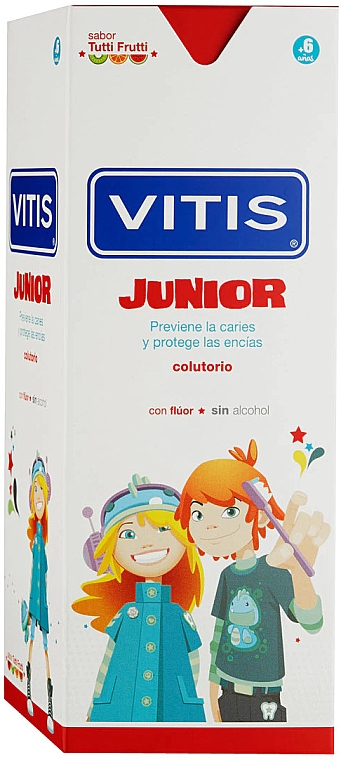 Ополаскиватель для полости рта - Dentaid Vitis Junior Mouthwash — фото N2
