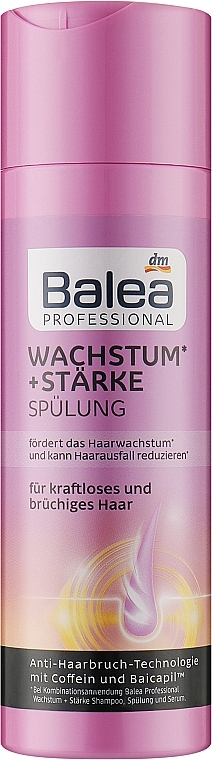 Профессиональный кондиционер для ослабленных волос "Рост и сила" - Balea Professional Wachstum+Starke — фото N2