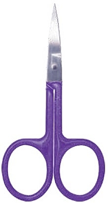 Ножиці для кутикули, 8,5 см, фіолетовий блискучий, у блістері - Titania — фото N2