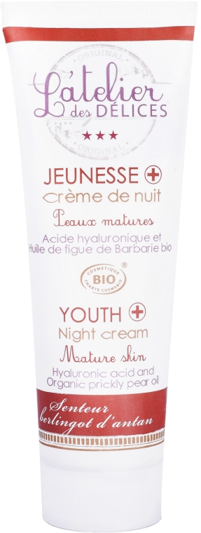 Восстанавливающий ночной крем - L'Atelier des Délices Youth + Night Cream