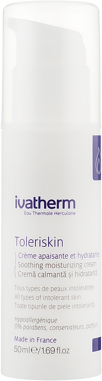 Toleskin успокаивающий увлажняющий крем для всех типов чувствительной кожи лица - Toleskin cream — фото N2
