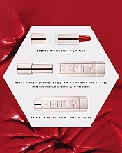 Парфумерія, косметика Fenty Beauty Icon Semi-Matte Refillable Lipstick Set (lipstick/3.8g + case/1pcs) - Fenty Beauty Icon Semi-Matte Refillable Lipstick Set (lipstick/3.8g + case/1pcs)