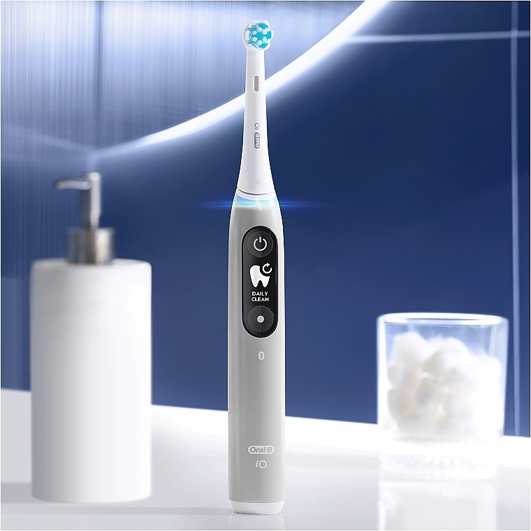 Електрична зубна щітка, сіра - Oral-B Braun iO Серія 8 — фото N11