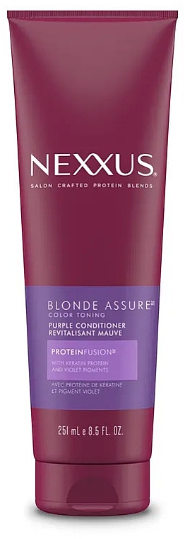 Кондиціонер для освітленого волосся - Nexxus Blonde Assure Purple Conditioner — фото N1