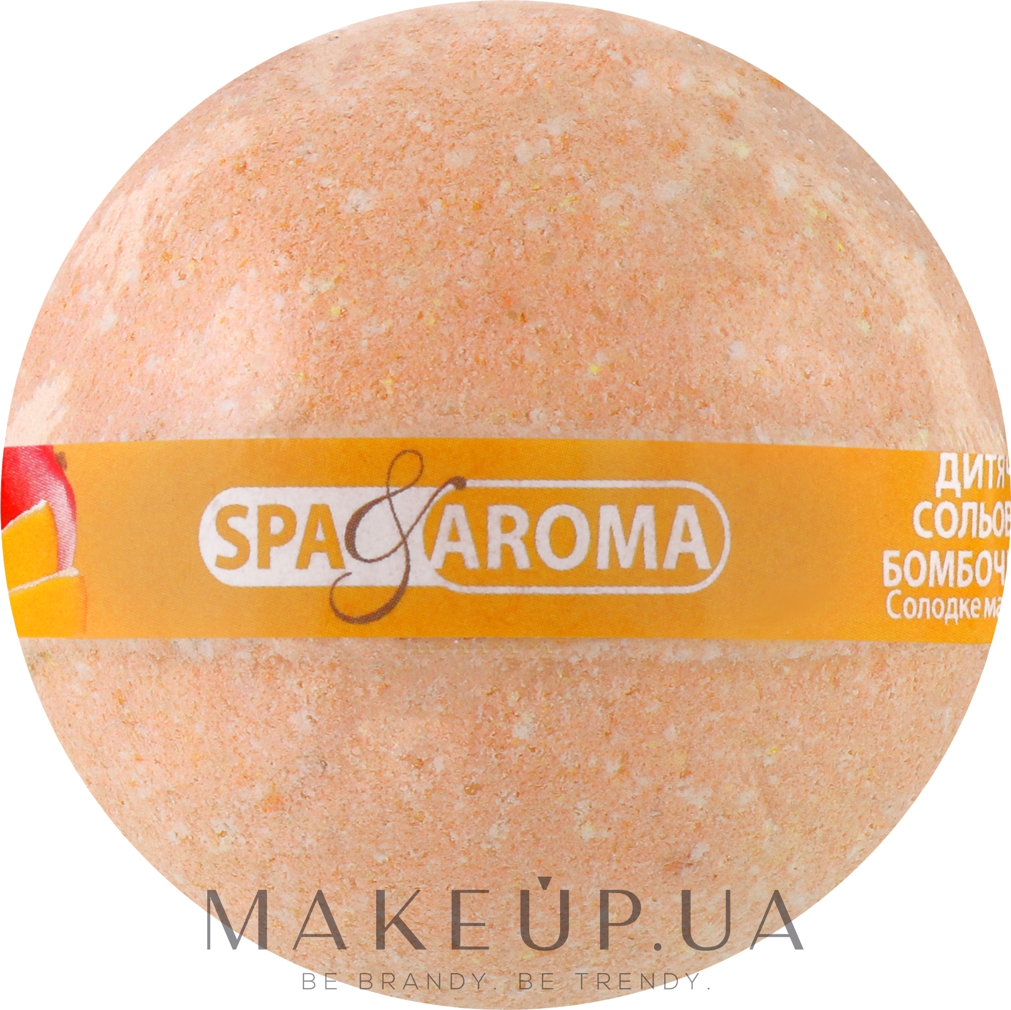 Дитяча сольова бомбочка для ванн "Солодке манго" - Bioton Cosmetics Spa & Aroma Bath Bomb — фото 75g