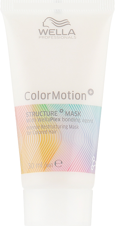 Маска для интенсивного восстановления окрашенных волос - Wella Professionals Color Motion+ Structure Mask (мини)