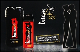 Духи, Парфюмерия, косметика Набор - Intesa Sex Unisex Ambra D'arabia (deo/125ml + show/gel/250ml + bag)