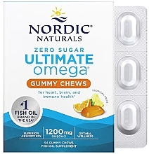 Пищевая добавка "Омега-3" 1000 мг, тропические фрукты - Nordic Naturals Ultimate Omega Tropical Fruit Chews — фото N1
