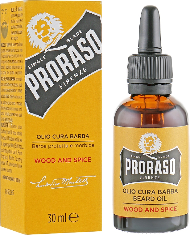 Олія для бороди - Proraso Wood & Spice Beard Oil — фото N2