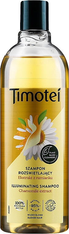 Шампунь "Троянда Ієрихону з ромашкою" - Timotei Golden Highlights Shampoo — фото N1