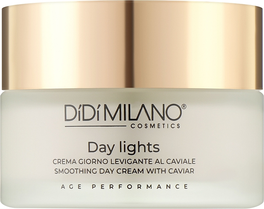 УЦЕНКА Дневной разглаживающий крем с икрой - Didi Milano Day Lights Smoothing Day Cream With Caviar * — фото N1