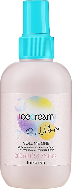 Спрей для придания объема волос - Inebrya Ice Cream Volume One 15 in 1 Spray