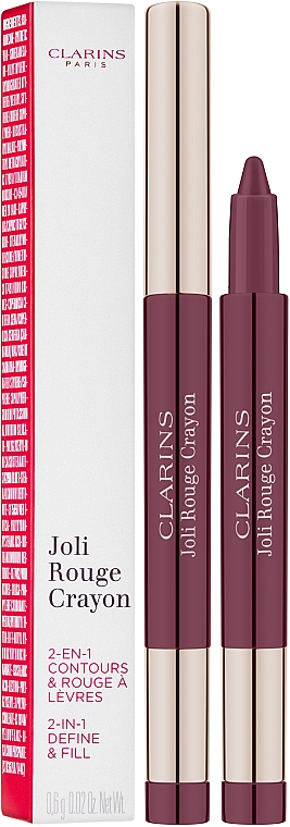 Помада-олівець для губ матова - Clarins Joli Rouge Crayon — фото N2