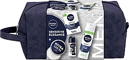 Парфумерія, косметика Набір, 5 продуктів - NIVEA MEN Sensitive Elegance