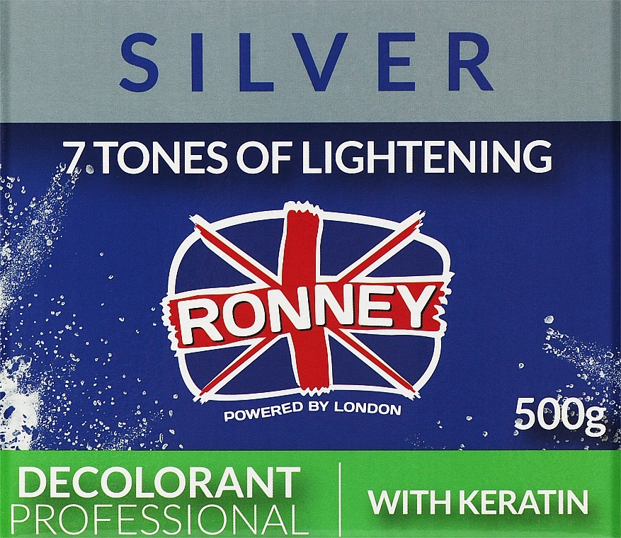 Пудра для осветления волос с кератином - Ronney Professional Dust Free Bleaching Powder With Keratin