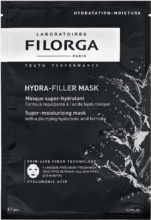 Маска для інтенсивного зволоження - Filorga HYDRA FILLER MASK — фото N2