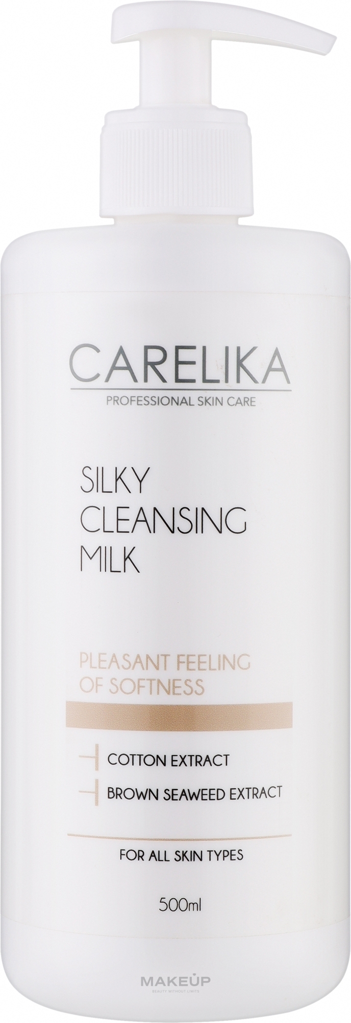 Молочко для обличчя - Carelika Silky Cleansing Milk — фото 500ml