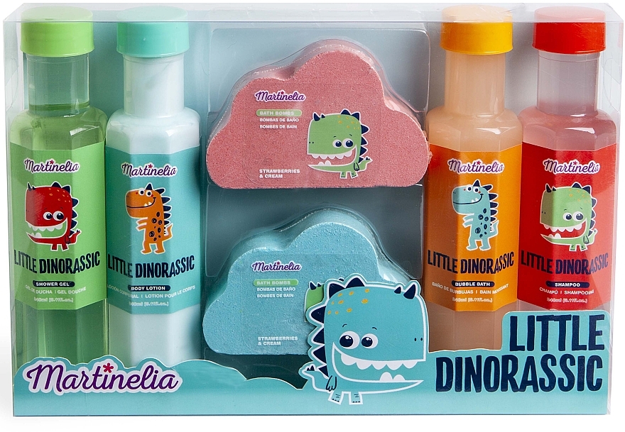 Набір, 6 продуктів - Martinelia Little Dinorassic Bath Gift Set — фото N1