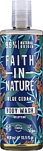 Парфумерія, косметика Гель для душу - Faith In Nature Men Blue Cedar Shower Gel