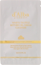 Парфумерія, косметика Очищувальний крем-олія для обличчя - D'Alba White Truffle Return Oil Cream Cleanser (пробник)