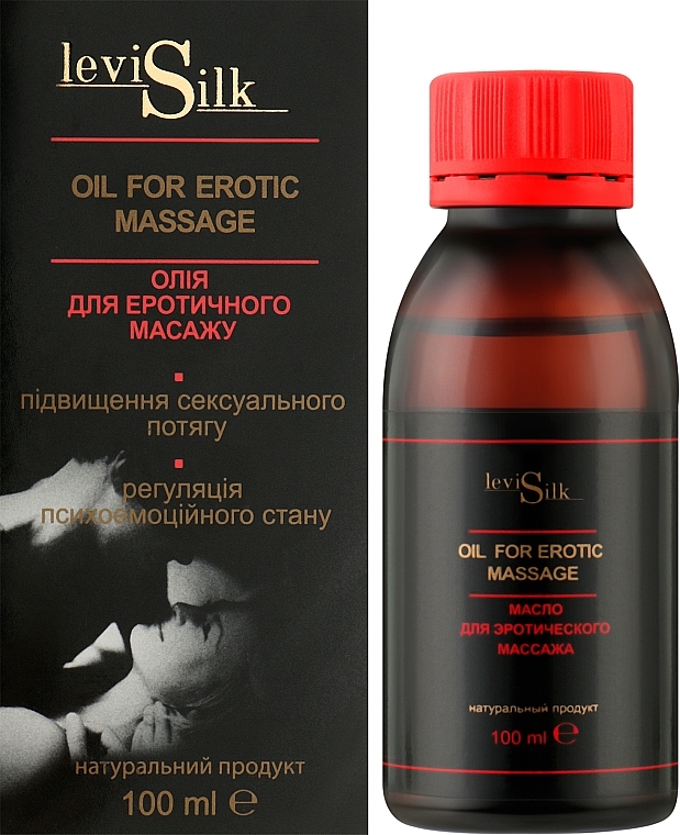 Масло для эротического массажа - Levi Silk Oil For Erotic Massage — фото N2