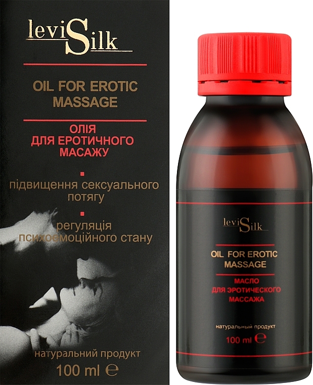 Олія для еротичного масажу - Levi Silk Oil For Erotic Massage  — фото N2