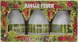 Парфумерія, косметика Подарунковий набір - Mades Cosmetics Jungle Fever Beauty Kit (sh/gel/100ml + foam/100ml + b/lot/100ml)