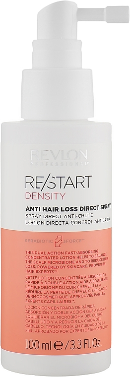 УЦІНКА Спрей проти випадіння волосся - Revlon Professional Restart Density Anti-Hair Loss Direct Spray * — фото N1
