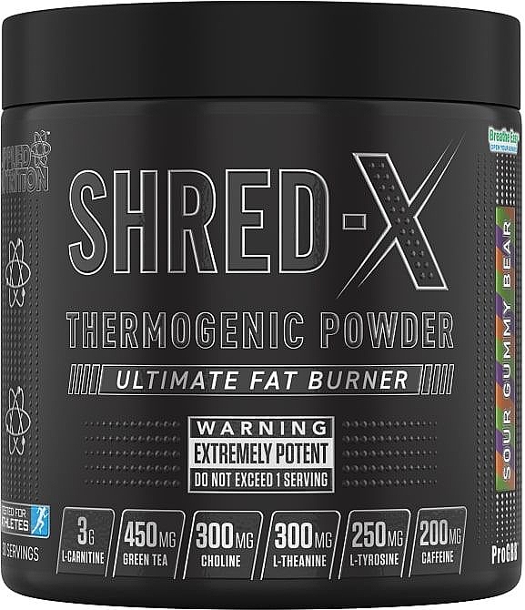 Термогенный жиросжигатель - Applied Nutrition Shred X Thermogenic Powder — фото N1