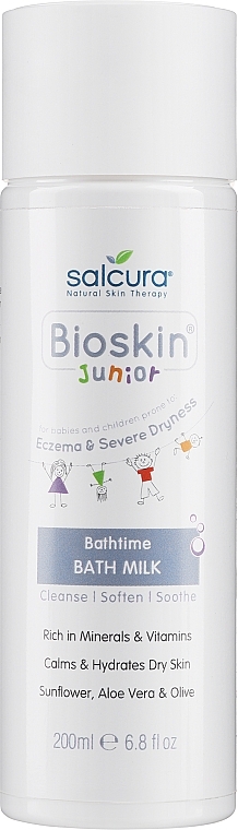 Молочко для купання немовлят - Salcura Bioskin Junior Bath Milk — фото N1