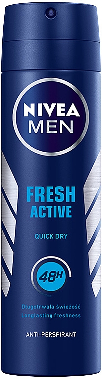 Дезодорант-спрей "Заряд свежести" - NIVEA MEN Fresh Active Anti-Perspirant — фото N1