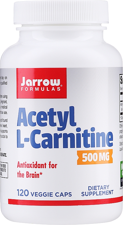 Ацетил карнитин - Jarrow Formulas Acetyl L-Carnitine 500 mg — фото N2