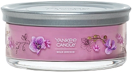 Парфумерія, косметика Ароматична свічка на підставці "Дика орхідея", 5 ґнотів - Yankee Candle Wild Orchid Tumbler
