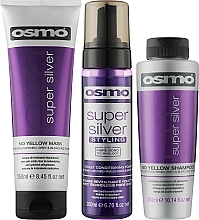 Набір - Osmo Super Silver (sh/300ml + h/mask/250ml + h/spr/200ml) — фото N2