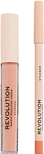 Набор для макияжа губ - Makeup Revolution Lip Contour Kit Stunner (lip/gloss/3ml + lip/pencil/1g) — фото N2