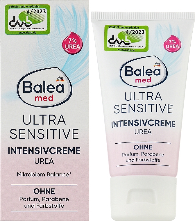 Интенсивный крем для лица с мочевиной - Balea Med Ultra Sensitive Intensive Cream 7% Urea — фото N2