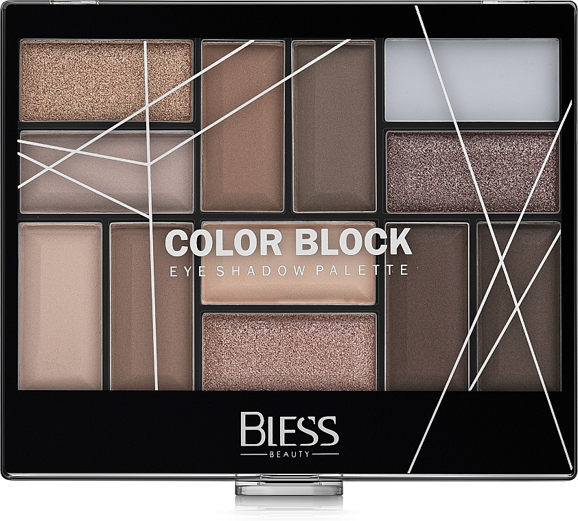 УЦІНКА Палетка тіней для повік - Bless Beauty Color Block Eye Shadow Palette * — фото N2