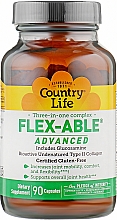 Пищевая добавка для улучшения подвижности, расслабления и гибкости суставов - Country Life Flex-Able Advanced  — фото N1