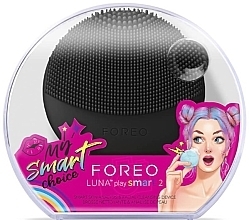 Очищающая насадка-щетка и массажер для лица - Foreo Luna Play Smart 2 Midnight Magic — фото N2