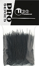 Парфумерія, косметика Шпильки для волосся хвилясті без наконечника, 50 мм, чорні - Tico Professional