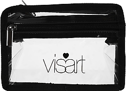Духи, Парфюмерия, косметика Пластиковая косметичка, средняя прямоугольная с кармашком (без наполнения) - Make-Up Atelier Paris Visart