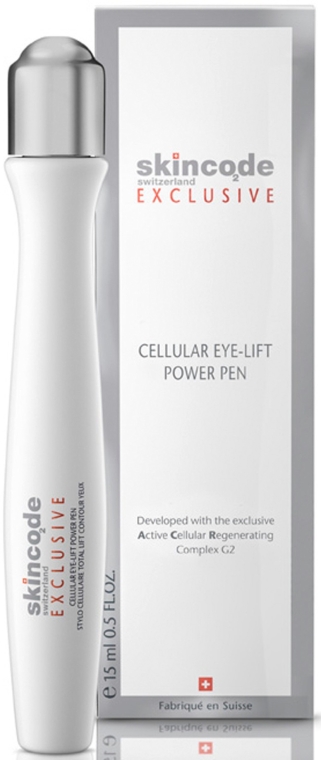 Клітинний підтягувальний гель-олівець для очей - Skincode Exclusive Cellular Eye-Lift Power Pen — фото N1