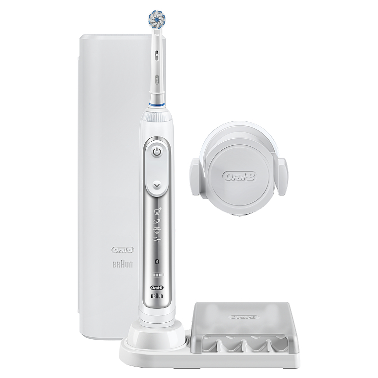 Електрична зубна щітка - Oral-B Braun Genius 8000 Silver — фото N3