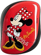 Парфумерія, косметика Компактна щітка для волосся - Tangle Teezer Compact Styler Minnie Mouse Red