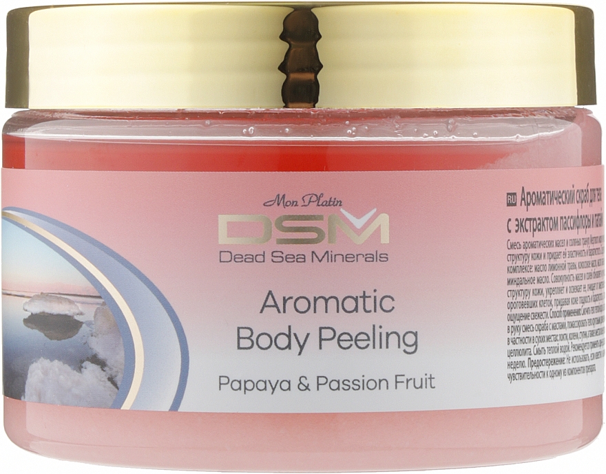 Пілінг для тіла "Аромат Пасіфлори та Папайї" - Mon Platin DSM Moisturising Body Peeling Soap