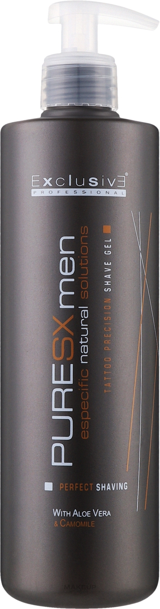 Гель для бритья - Exclusive Professional Pure SX Men Tattoo Precision Shave Gel — фото 500ml