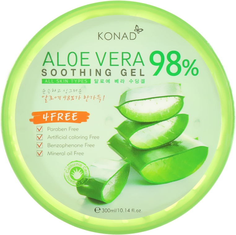 Зволожувальний гель для тіла - Konad Aloe Vera 98% Smoothing Gel — фото N4